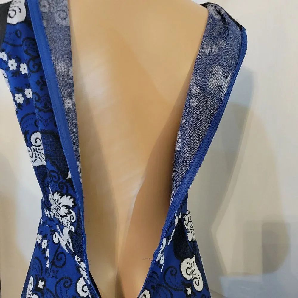 MOPLIS SLEEVELESS ZIPPER CLOSURE ROMPER - Picture 7 of 11